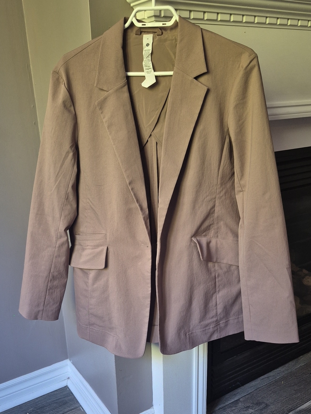 🍋 Lululemon Relaxed-Fit Twill Blazer Taupetastic Size Medium